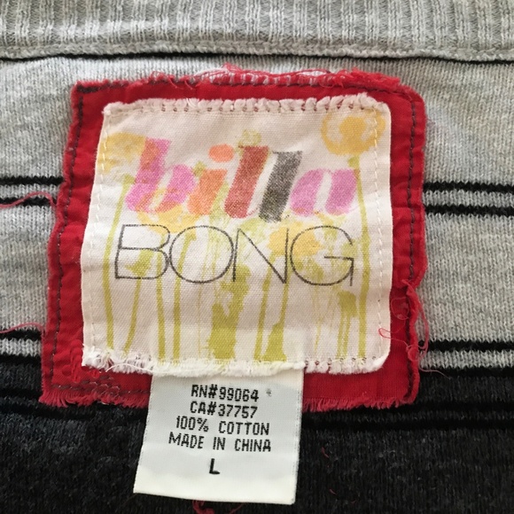 Billabong 100% Cotton Sweater Size L - Picture 3 of 5